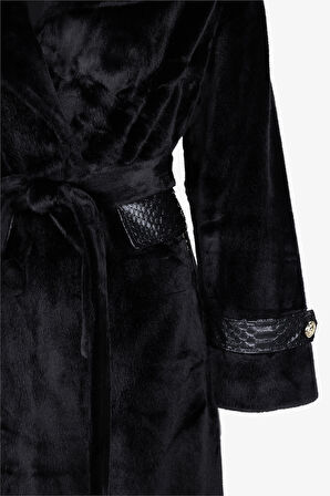 Valmenti Kadın Tekstil Siyah Kaban Mont 616 25062 BN MANTO SK25/26 SIYAH