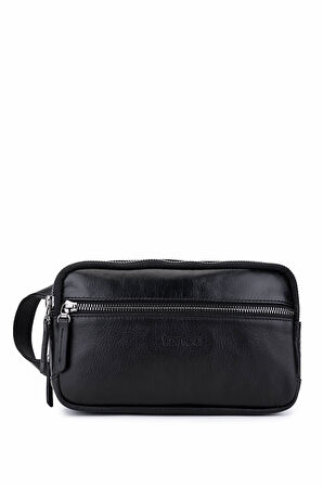 Tamer Tanca Erkek Hakiki Deri Siyah Deri El Çantası 147 1197 ERK CNT SK25-26 SIYAH DR