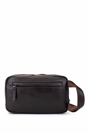 Tamer Tanca Erkek Hakiki Deri Kahverengi El Çantası 147 1197 ERK CNT SK25-26 KAHVE DR