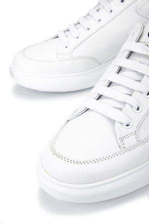 Mario Valentino Erkek Hakiki Deri Beyaz Sneakers & Spor Ayakkabı 1040 95J2302 ERK AYK SK25-26 BIANCO