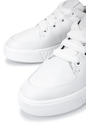 Mario Valentino Kadın Hakiki Deri Beyaz Sneakers & Spor Ayakkabı 1040 91V1315 BN AYK SK25-26 BIANCO