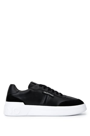 Mario Valentino Erkek Hakiki Deri Siyah Sneakers & Spor Ayakkabı 1040 92R2108 ERK AYK SK25-26 NERO