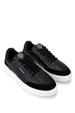 Mario Valentino Erkek Hakiki Deri Siyah Sneakers & Spor Ayakkabı 1040 92R2108 ERK AYK SK25-26 NERO