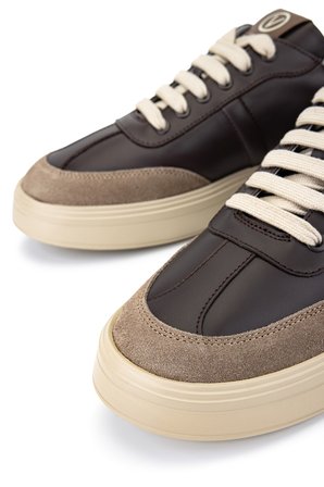 Mario Valentino Erkek Hakiki Deri Kahverengi Sneakers & Spor Ayakkabı 1040 92R2108 ERK AYK SK25-26 MORO/MULTI
