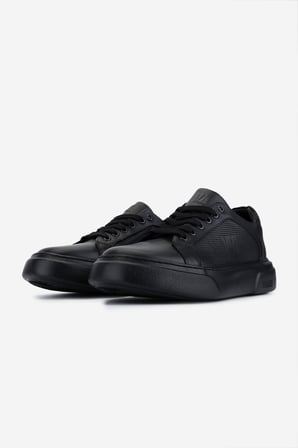 Valmenti Erkek Hakiki Deri Siyah Sneakers & Spor Ayakkabı 1163 2027 ERK AYK SK25-26 SIYAH DR