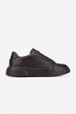 Valmenti Erkek Hakiki Deri Kahverengi Sneakers & Spor Ayakkabı 1163 2027 ERK AYK SK25-26 KAHVE DR
