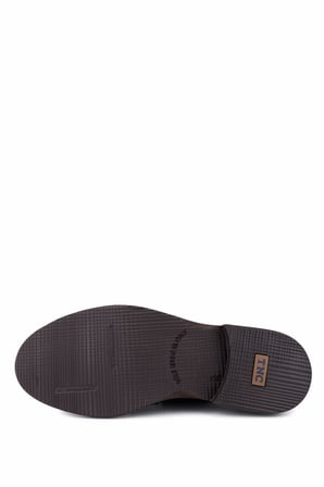 Tamer Tanca Erkek Hakiki Deri Kahverengi Casual Ayakkabı 537 3836 ERK AYK SK25-26 KAHVE ACMA