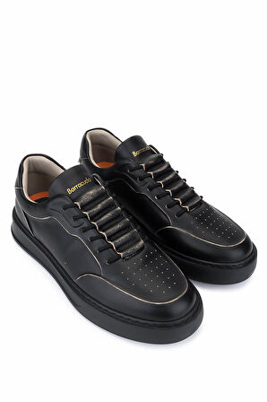 Barracuda Erkek Hakiki Deri Siyah/Siyah Sneakers & Spor Ayakkabı 511 BU3510A ERK AYK Y24 BRUSHED SAND