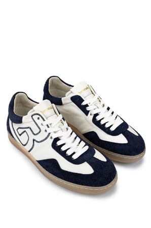 Barracuda Erkek Hakiki Deri Beyaz/Lacivert Sneakers & Spor Ayakkabı 511 BU3538B ERK AYK Y25 PILOTA/OFF WHITE
