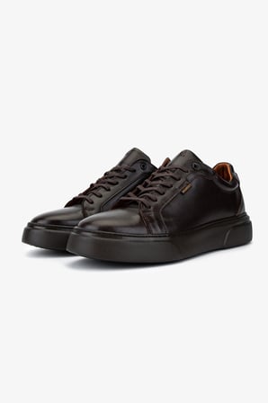 Valmenti Erkek Hakiki Deri Kahverengi Sneakers & Spor Ayakkabı 1166 25WN01 ERK AYK SK25-26 KAHVE