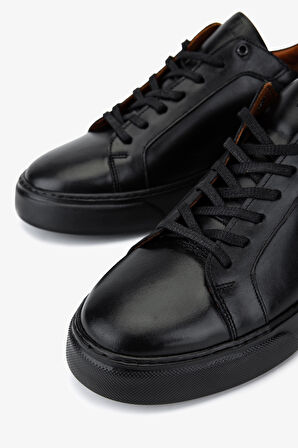 Valmenti Erkek Hakiki Deri Siyah Sneakers & Spor Ayakkabı 1166 25WN01 ERK AYK SK25-26 SIYAH