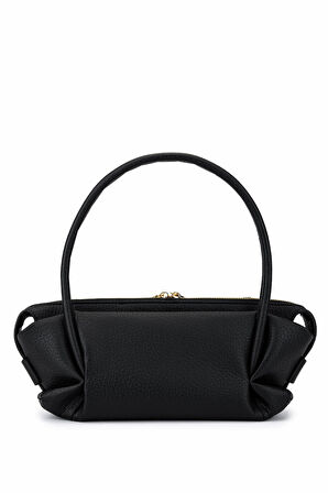 Tamer Tanca Kadın Suni Deri Siyah Floter Kol Çantası 1178 4009 BN CNT SK25-26 SIYAH FLTR