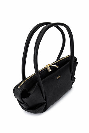 Tamer Tanca Kadın Suni Deri Siyah Floter Kol Çantası 1178 4009 BN CNT SK25-26 SIYAH FLTR