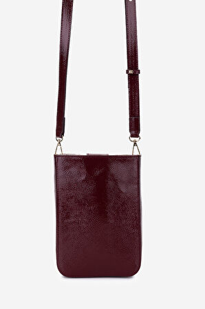 Valmenti Kadın Suni Deri Bordo Rugan Postacı Çanta 1178 4004 BN CNT SK25-26 BORDO KRSK RGN