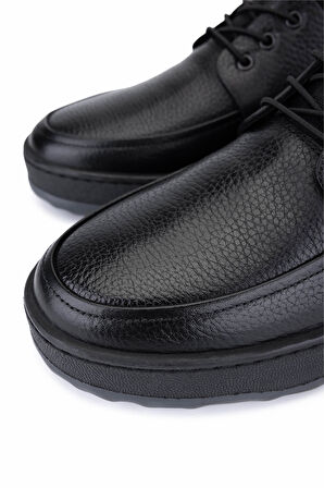 Tamer Tanca Erkek Hakiki Deri Siyah Casual Ayakkabı 870 199 ERK AYK SK25-26 SIYAH DR