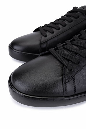 Tamer Tanca Erkek Hakiki Deri Siyah Sneakers & Spor Ayakkabı 1174 041 ERK AYK SK25-26 SIYAH DR