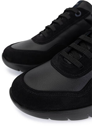 Callaghan Erkek Hakiki Deri Siyah Sneakers & Spor Ayakkabı 618 45423 ERK AYK SK25-26 NEGRO