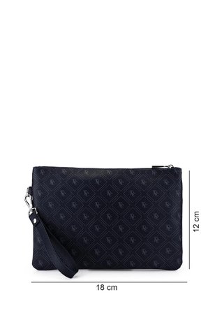 Tamer Tanca Kadın Suni Deri Lacivert Desen Clutch Çanta 743 2337 BN CNT SK25-26 LACI GFRJ