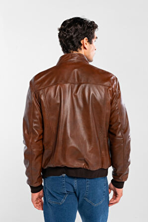 Tamer Tanca Erkek Hakiki Deri Fındık Deri Mont 415 KLJ-2575 ERK DR MONT Y25 FINDIK DR