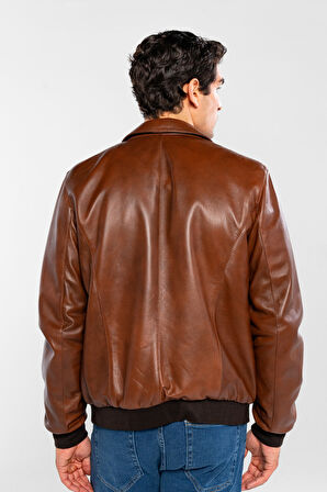 Tamer Tanca Erkek Hakiki Deri Fındık Deri Mont 415 K-873 ERK DR MONT SK24/25 FINDIK DR