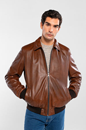 Tamer Tanca Erkek Hakiki Deri Fındık Deri Mont 415 K-873 ERK DR MONT SK24/25 FINDIK DR