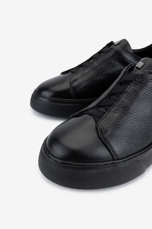Valmenti Kadın Hakiki Deri Siyah Floter Sneakers & Spor Ayakkabı 1163 1600 BN AYK SK25-26 SIYAH FLTR