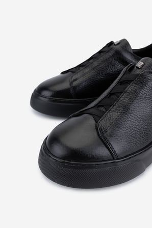 Valmenti Kadın Hakiki Deri Siyah Floter Sneakers & Spor Ayakkabı 1163 1600 BN AYK SK25-26 SIYAH FLTR
