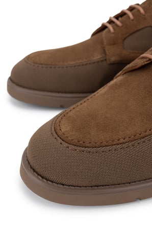 Tamer Tanca Erkek Deri & Tekstil Kahverengi Casual Ayakkabı 1151 TNC-03 ERK AYK Y26 SIGARO TRK/SUET