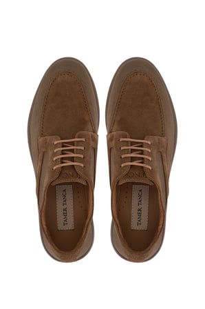 Tamer Tanca Erkek Deri & Tekstil Kahverengi Casual Ayakkabı 1151 TNC-03 ERK AYK Y26 SIGARO TRK/SUET