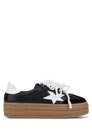 Tamer Tanca Kadın Siyah Sneakers & Spor Ayakkabı 1116 128-1 BN AYK SK25-26 SIYAH