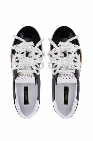Tamer Tanca Kadın Siyah Sneakers & Spor Ayakkabı 1116 128-1 BN AYK SK25-26 SIYAH
