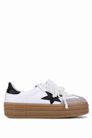 Tamer Tanca Kadın Beyaz Sneakers & Spor Ayakkabı 1116 128-1 BN AYK SK25-26 BEYAZ