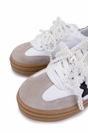 Tamer Tanca Kadın Beyaz Sneakers & Spor Ayakkabı 1116 128-1 BN AYK SK25-26 BEYAZ