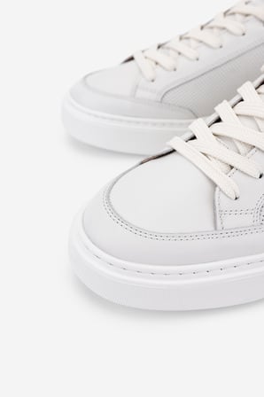 Valmenti Erkek Hakiki Deri Beyaz Sneakers & Spor Ayakkabı 1149 STYLE-9 ERK AYK Y26 BEYAZ/TABA