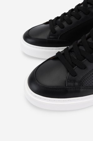 Valmenti Erkek Hakiki Deri Siyah Sneakers & Spor Ayakkabı 1149 STYLE-9 ERK AYK Y26 SIYAH DR/TABA