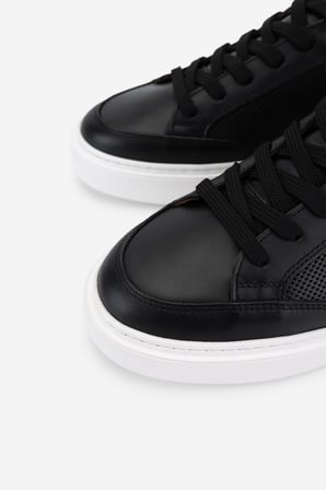 Valmenti Erkek Hakiki Deri Siyah Sneakers & Spor Ayakkabı 1149 STYLE-9 ERK AYK Y26 SIYAH DR/TABA