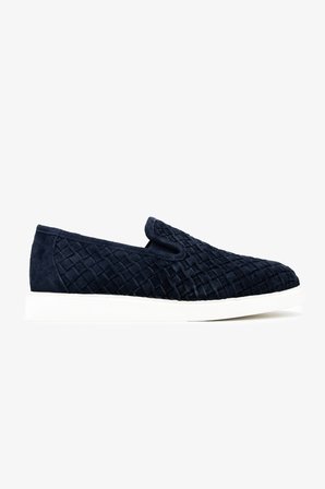 Valmenti Erkek Hakiki Deri Lacivert Süet Loafer Ayakkabı 1149 STYLE-3 ERK AYK Y26 LACI SUET