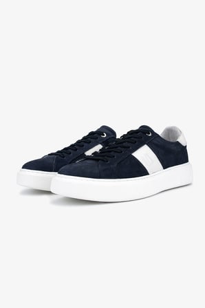 Valmenti Erkek Hakiki Deri Lacivert Sneakers & Spor Ayakkabı 1149 STYLE-10 ERK AYK Y26 LACI NBK/BEJ