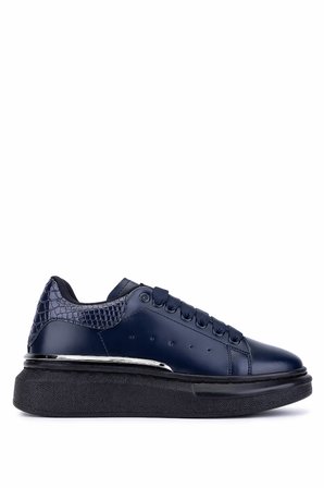 Tamer Tanca Kadın Suni Deri Lacivert Sneakers & Spor Ayakkabı 804 1997 BN AYK SK22/23 LACIVERT