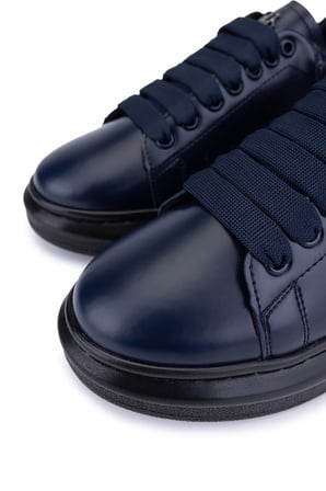 Tamer Tanca Kadın Suni Deri Lacivert Sneakers & Spor Ayakkabı 804 1997 BN AYK SK22/23 LACIVERT