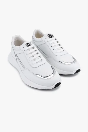 Valmenti Erkek Hakiki Deri Beyaz Sneakers & Spor Ayakkabı 157 2405 ERK AYK Y26 BEYAZ