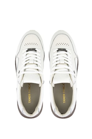 Tamer Tanca Erkek Hakiki Deri Beyaz Sneakers & Spor Ayakkabı 381 23234 ERK AYK Y26 BEYAZ