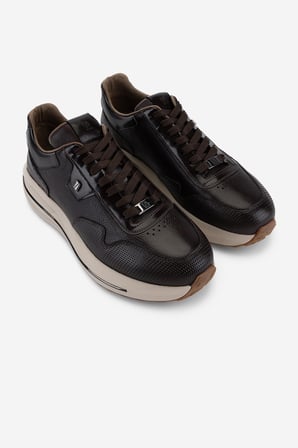 Valmenti Erkek Hakiki Deri Kahverengi Sneakers & Spor Ayakkabı 381 23350 ERK AYK Y26 KAHVE