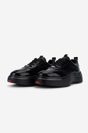 Valmenti Erkek Hakiki Deri Siyah Rugan Sneakers & Spor Ayakkabı 381 23347 ERK AYK Y26 SIYAH RGN