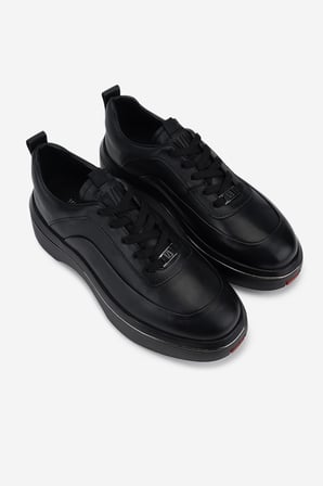 Valmenti Erkek Hakiki Deri Siyah Sneakers & Spor Ayakkabı 381 23347 ERK AYK Y26 SIYAH DR