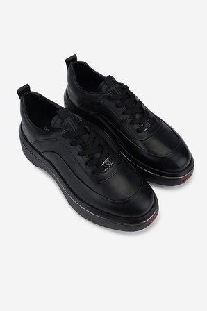 Valmenti Erkek Hakiki Deri Siyah Sneakers & Spor Ayakkabı 381 23347 ERK AYK Y26 SIYAH DR