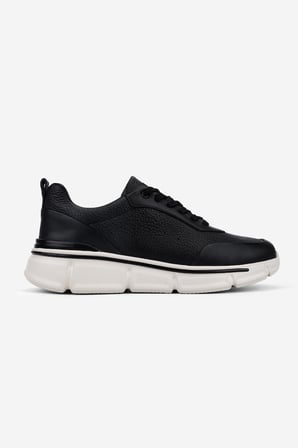 Valmenti Erkek Hakiki Deri Siyah Sneakers & Spor Ayakkabı 381 23341 ERK AYK Y26 SIYAH
