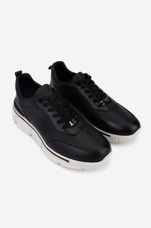 Valmenti Erkek Hakiki Deri Siyah Sneakers & Spor Ayakkabı 381 23341 ERK AYK Y26 SIYAH