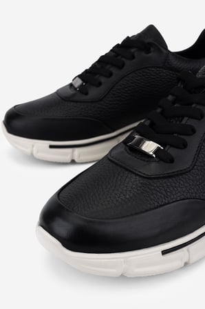 Valmenti Erkek Hakiki Deri Siyah Sneakers & Spor Ayakkabı 381 23341 ERK AYK Y26 SIYAH