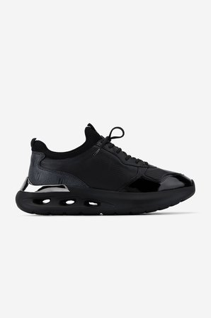 Valmenti Erkek Hakiki Deri Siyah Sneakers & Spor Ayakkabı 381 23312 ERK AYK Y26 SIYAH